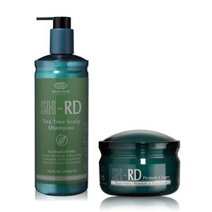 샨홍 SH-RD 단백질 헤어 크림 150ml + 티트리 스칼프 샴푸 500ml 2종 세트