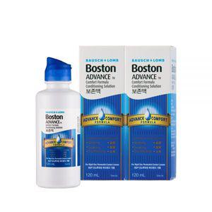 [바슈롬] 보스톤 어드밴스 컴포트 포뮬라 컨디셔닝 솔루션 120ml 2개하드렌즈 드림렌즈 렌즈세척액 렌즈세
