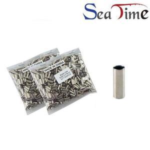벌크 자작 500개 낚시소품 원형슬리브 클립 씨타임 외경3.0x8mm 선상 경심 채비 원투
