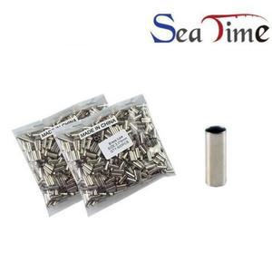 경심 500개 낚시소품 선상 자작 원투 씨타임 외경2.8x8mm 원형슬리브 벌크 클립 채비