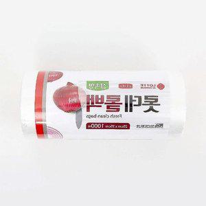 [기타]고품질 25x35cm 위생 롤백 1000매 대용량 비닐 포장팩 식품 봉지 비닐백 (WFHS2RM)