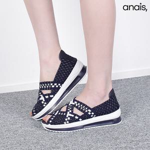 [아나이스] 쫀쫀 토오픈 우븐슈즈 4.5cm_25S159