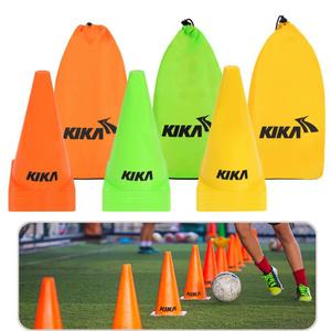 드리블 축구콘 연습콘 라바콘 가방 세트 23cm 10개입 어린이집 체육용 접시콘