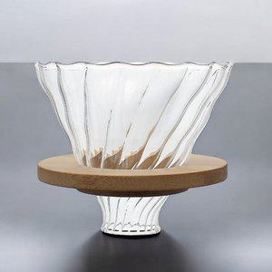 고품질 게더릭 유리 커피 드리퍼 (11.5x10cm) 커피거름망 커피용품 커피추출 (WFHSJH6)