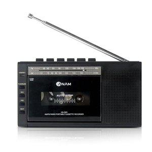 B아남A37 블랙 카세트 녹음기 플레이어 MP3 라디오 (WFHU73M)