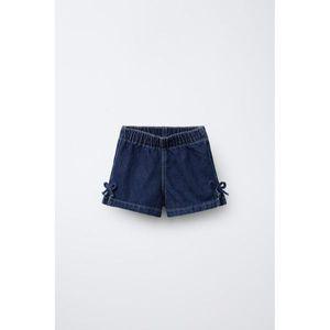 국내배송 ZARA 자라 아동 키즈 주니어 리본 데님 버뮤다 팬츠 7513605407 1014379