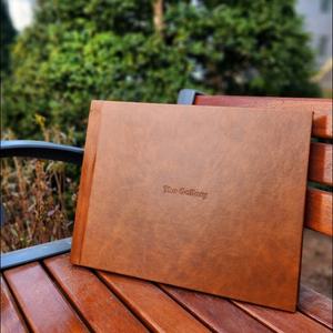 14x11 성장앨범 무제한 편집 포토북 웨딩스냅 스튜디오 압축앨범 brown original