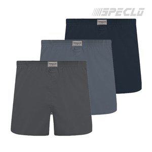 [기타]스페클로 남성 순면 트렁크팬티 더블박서 망사내장 3매입 SMWTR-789