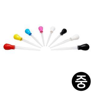 [XBI091N7]생활모음 미술놀이 스포이드 중형 30ml x 8개
