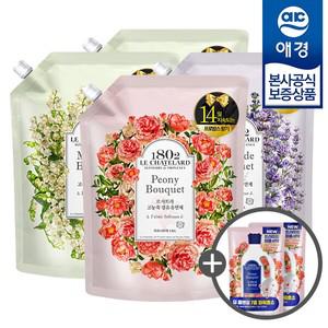 [비밀] 르샤트라 고농축 섬유유연제 리필 1.6L x4개 +르샤트라 세제200ml 2개증