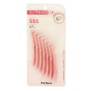 알티피아 덴탈 치간칫솔 L형 7P SSS 치실 일회용치실 치간치솔 미세칫솔 치아간칫솔