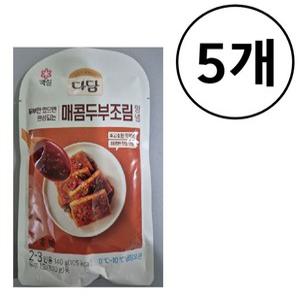 CJ 다담 매콤두부조림양념 140g X 5개