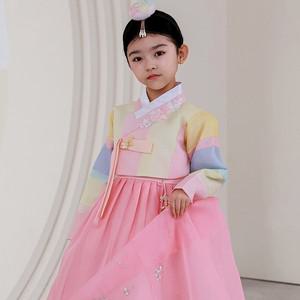 [보리보리/하랑한복]25년 설 신상 하랑한복 새봄랑+복주머니 유아 아동 여아 한복