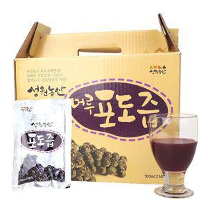 머루포도즙 100ml x 50포 성원농산