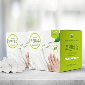 [코스트코] 코스트코 베지터블 코인 압축 티슈 300개 x 2