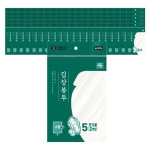 [기타]롯데 RACYWOHH 김장 봉투 소 45x70x100개입 김장비닐 대형비