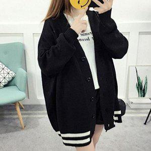 [셀러허브 1][HY6IJ917_51IB]20대 대학생 캠퍼스 캐주얼 니트 자켓 코디