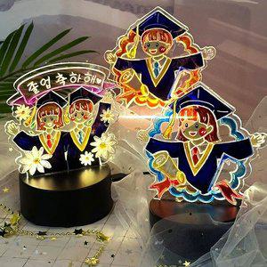 졸업 축하 LED 아크릴 무드등 만들기 - 옵션 (WFFTNQM)