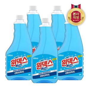 윈덱스 스프레이 유리세정제 리필 500ml x 5개
