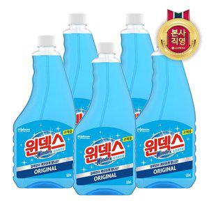 [신세계라이브쇼핑]윈덱스 스프레이 유리세정제 리필 500ml x 5개