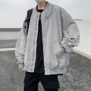 오버핏 아우터 캐주얼 블루종 잠바 필수템 가을 라운 (WFGV1Y1)