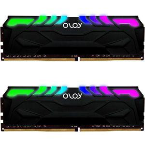 OLOy DDR4 RAM 64GB(2x32GB) Black Owl Aura Sync RGB 3600MHz CL18 1.35V 288핀 데스크탑 게임 UDIMM MD4U
