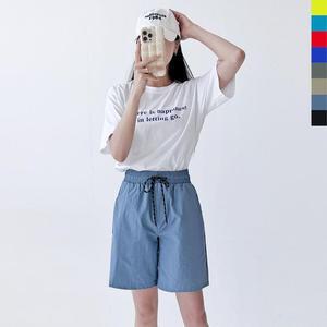 [오노마] ONM 남여공용 커플 휴양지 비치웨어 밴딩 반바지