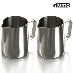 갤러리아 스텐 밀크피쳐 600ml 2개 라떼아트 스팀컵 밀크저그 우유스팀피쳐