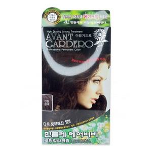 아방가드로 민들레 코팅 칼라크림 진한갈색 염색약 150g 1+1