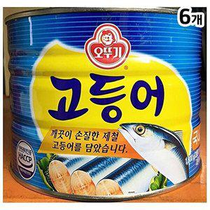 [셀러허브 패션][JHQ88SU1_52EO]고등어캔(오뚜기 업소용 1800g)X6