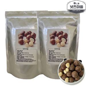 넛츠마을 생 통껍질 마카다미아 견과 350g(2입)