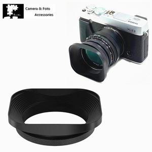 검은 사각형 모양 카메라 렌즈 후드 30mm 40.5mm 52mm Canon Sony Nikon Fujifilm Leica Panasonic