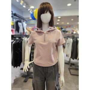 행텐틴즈 세이브존03 반지퍼 후드 반팔 티셔츠 kyy14470-131-420-31-536