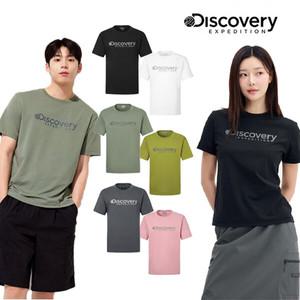 [디스커버리] DMRS71053 DWRS72053 남성여성 커플 프레시벤트 로건 반팔티셔츠