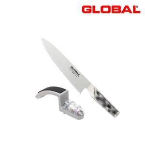 글로벌 셰프나이프1P + 핸드칼갈이1P/GLOBAL G-2220GB