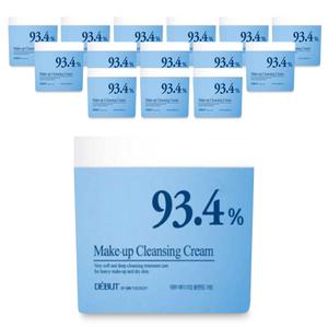 데뷰 93.4% 메이크업 클렌징크림 500ml x 15개 대용량 클렌징 마사지 크림