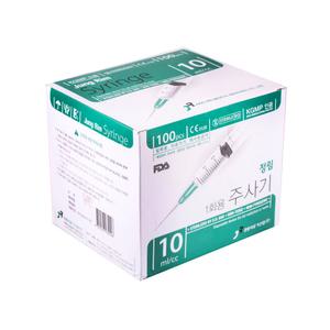 정림 일회용주사기 10cc 18g (1-1/2 inch) 100개입