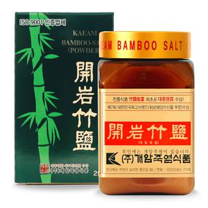 개암죽염 9회 죽염 분말 250g  죽염 소금 천일염