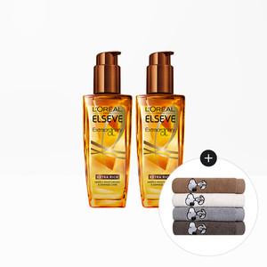 [로레알파리] 엑스트라 오디네리 오일 100ml 1+1 (타입선택)+스누피 타올 1장(랜덤)