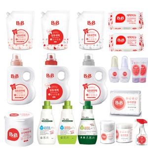비앤비 /유아 세제 리필1800ml/세탁비누 살균/얼룩제거