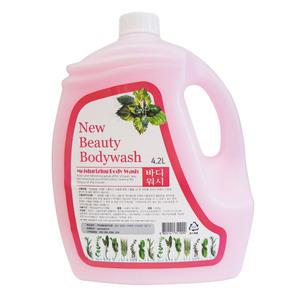 뉴뷰티 대용량 바디워시 4200ml 대용량 리필용 업소용