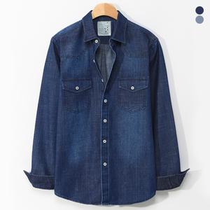 [후앙스]더블포켓 워싱 청남방 CKST5052