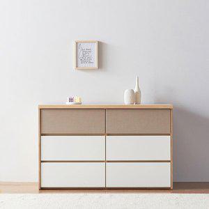[소티디자인] 문라이트 와이드 서랍장 1200 거실 수납장 3컬러