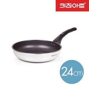 키친아트 멘토 삼중바닥 스텐후라이팬 24cm