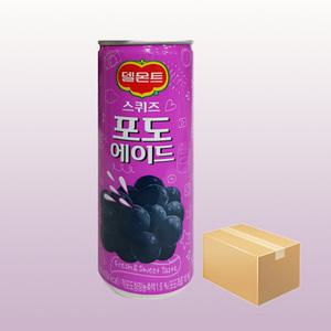 델몬트 스퀴즈 포도 240ml 30캔 과즙 음료 과일