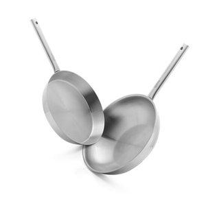 [세신 퀸센스] 샤이니 통5중 스텐 후라이팬 2종 - 팬24cm,웍28cm
