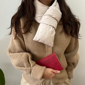 파스텔패딩목도리 아동 여성 퍼 목도리 쁘띠 머플러