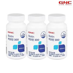 [GNC] 비오틴 300 (100정) 100일분 x 3병