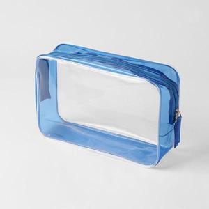 [셀러허브]썸머데이 사각 투명 파우치(블루) (M) (S6430792)