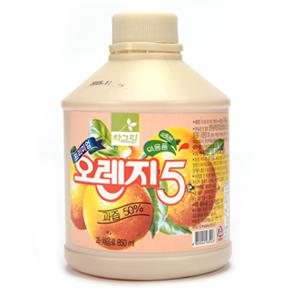 차그림 오렌지주스 850ml 오렌지 과일 농축액 주스